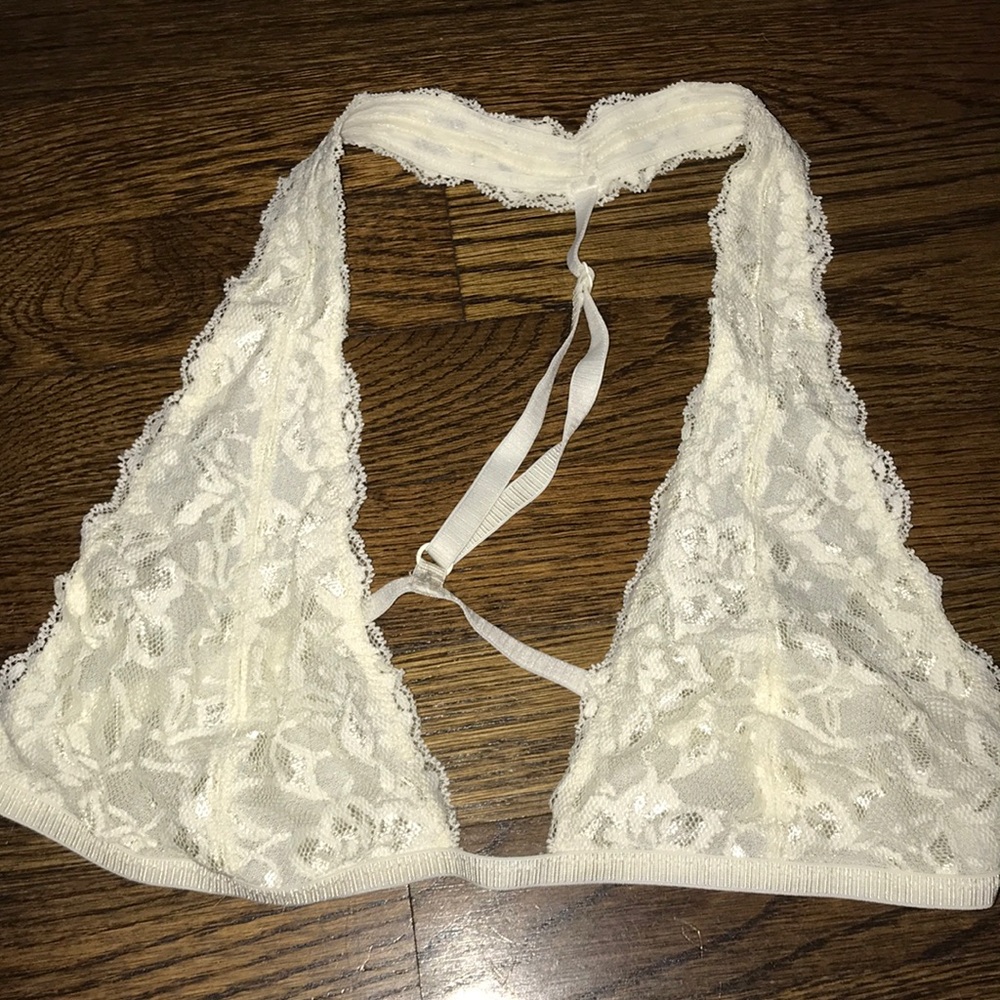 White cream bralette